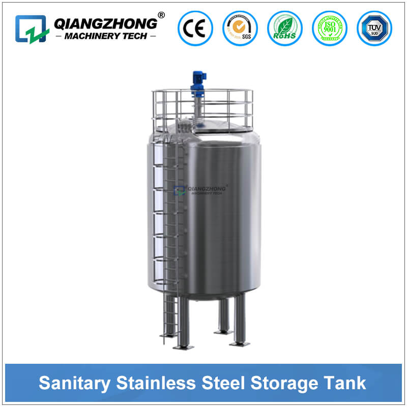 Sanitary Stainless Steel Storage Tank
