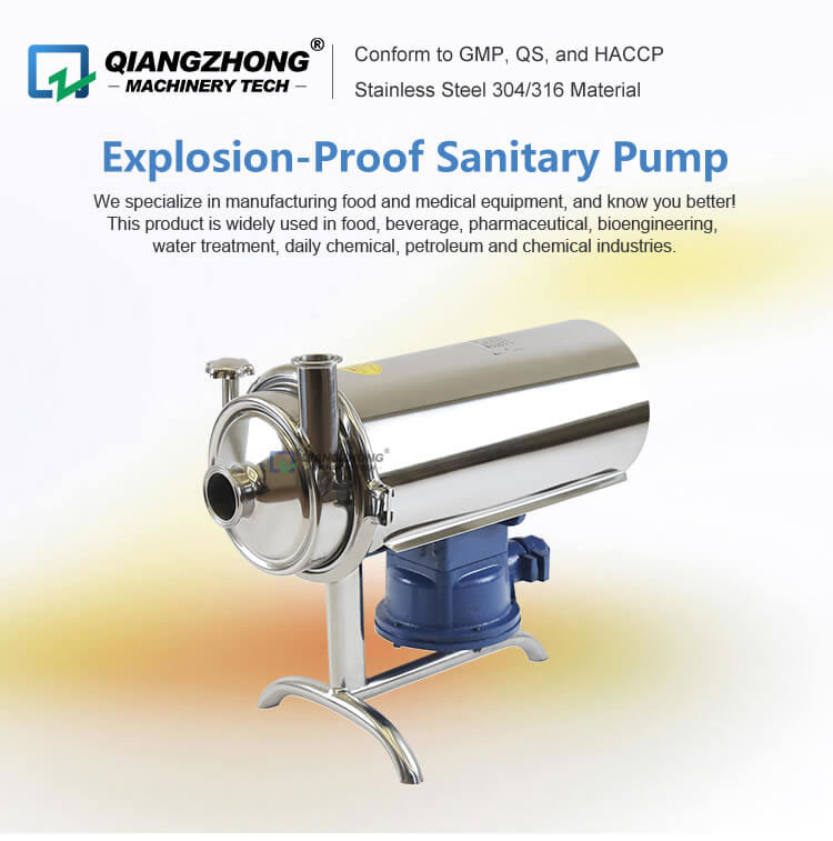 Explosion-Proof Sanitary Pump
