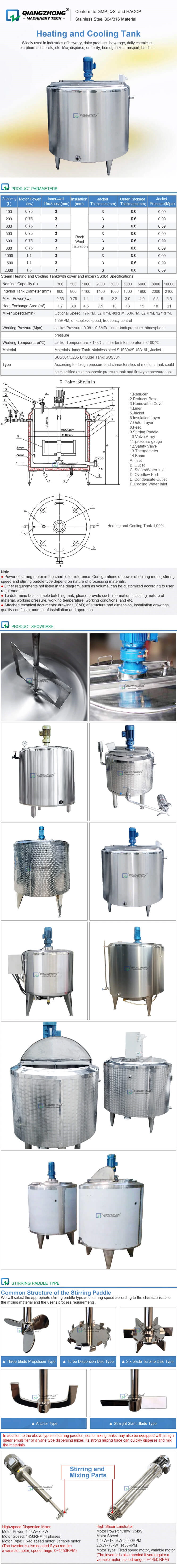 Heating and Cooling Tank