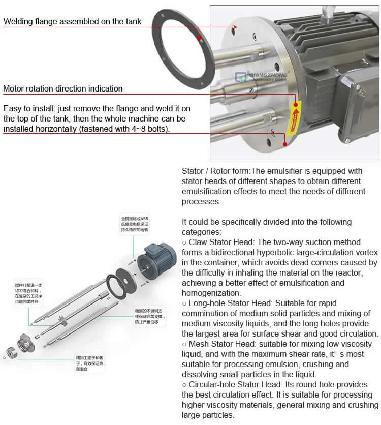 High Shear Emulsifier Type II