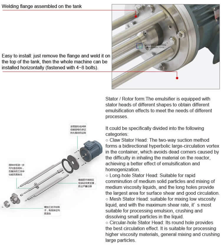 High Shear Emulsifier Type IV
