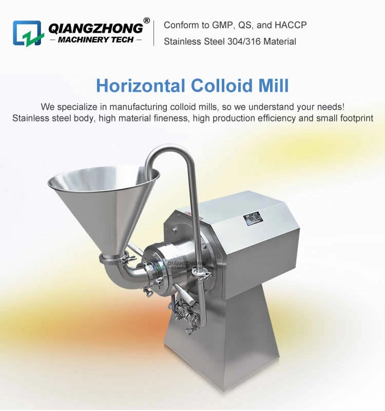 Horizontal Colloid Mill
