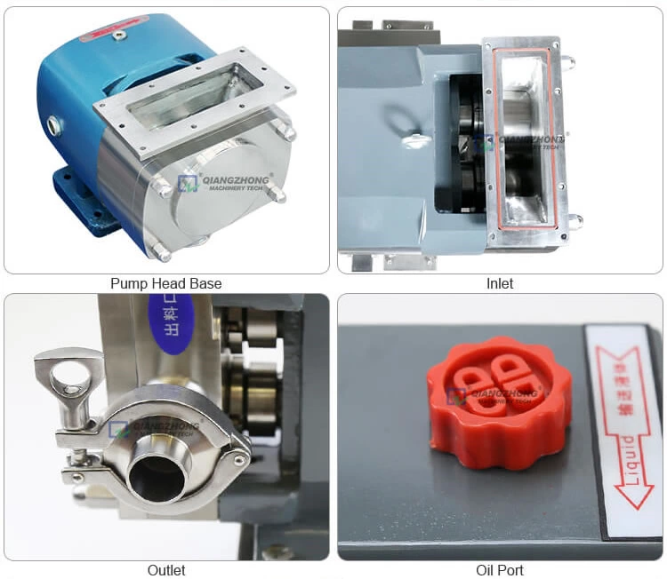Rectangle Port Rotor Pump