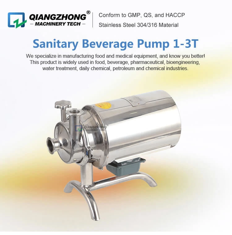 Sanitary Beverage Pump 1-3T