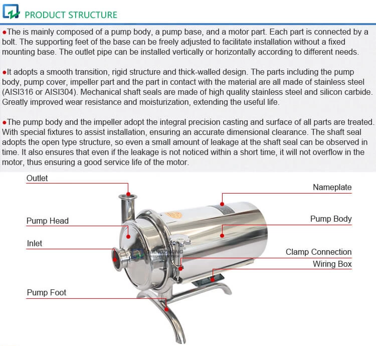 Sanitary Beverage Pump 5-30T