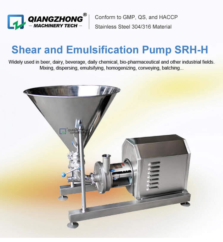 Shear and Emulsification Pump SRH-H