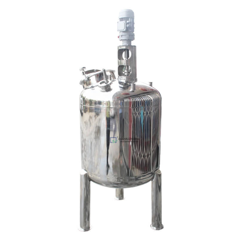 Single-layer Oval Top Mixing Tank