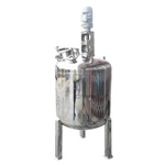 Single-layer Oval Top Mixing Tank