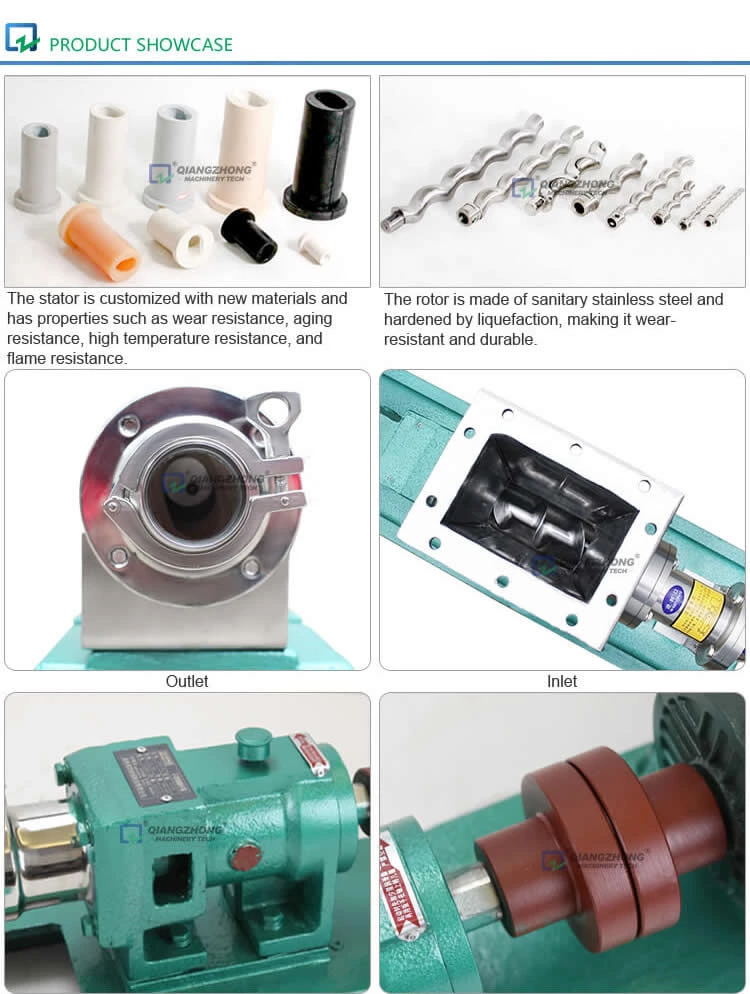 Single Screw Pump With Rectangle Feeding Port