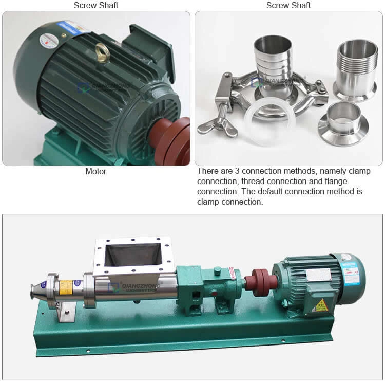Single Screw Pump With Rectangle Feeding Port