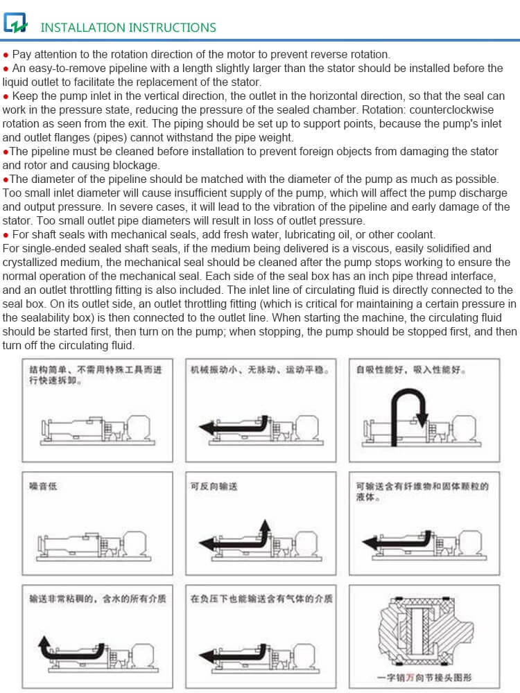 Vertical G-type Screw Pump