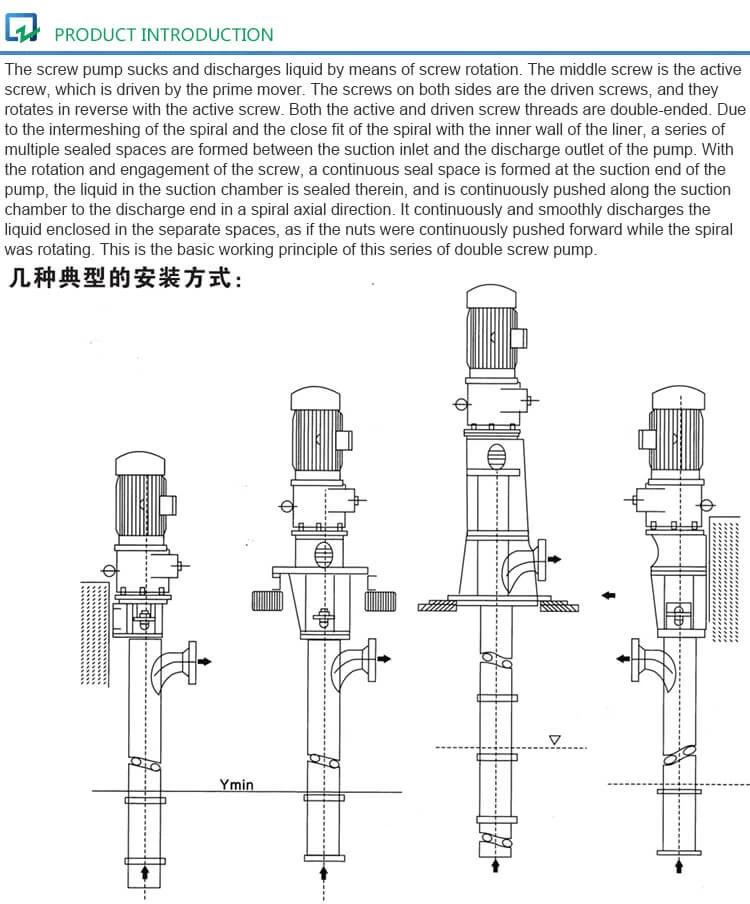 Vertical G-type Screw Pump