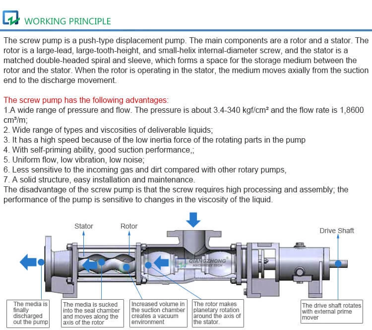 Vertical G-type Screw Pump