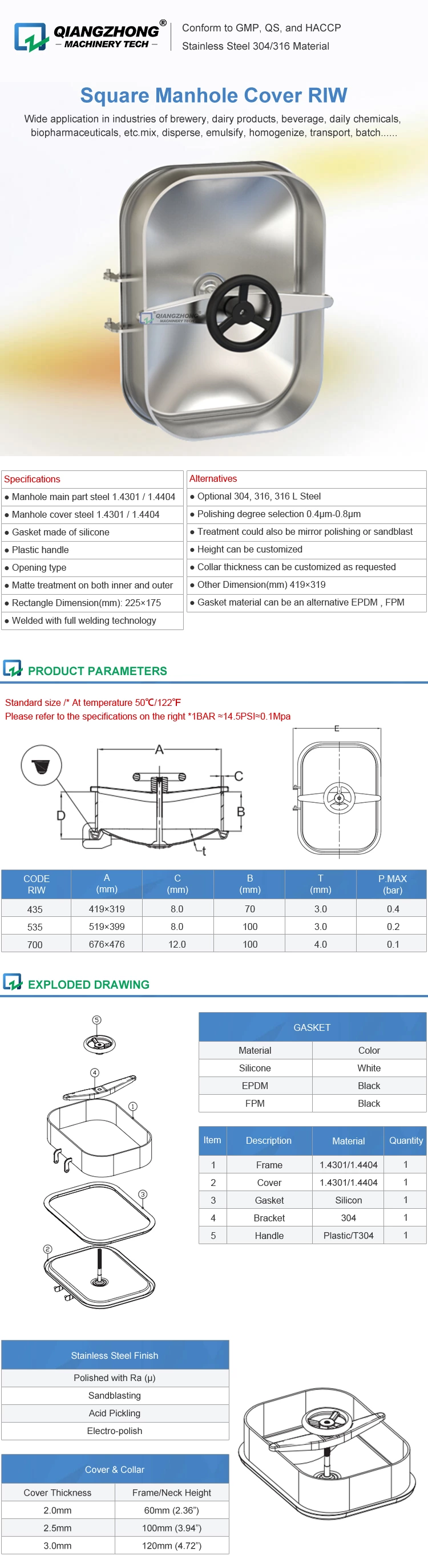 Rectangular Manhole Cover