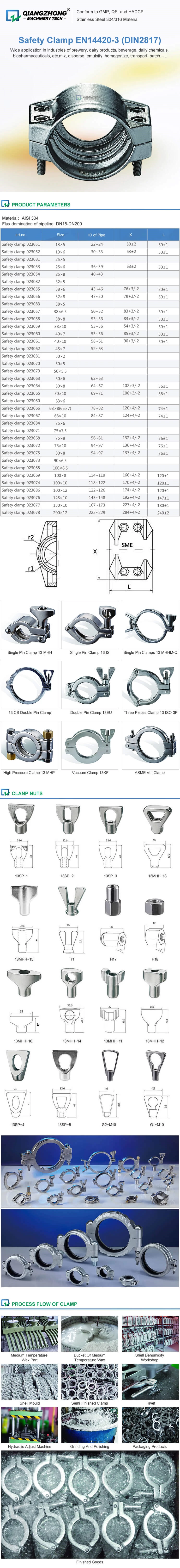 Safety Clamp EN14420-3(DIN2817)