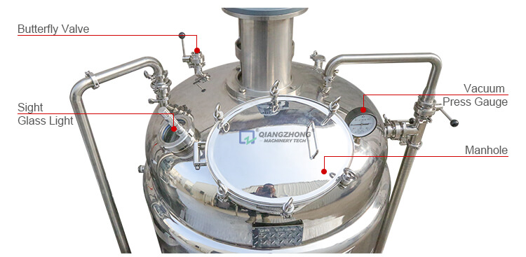 Vacuum Stirring Emulsion Tank