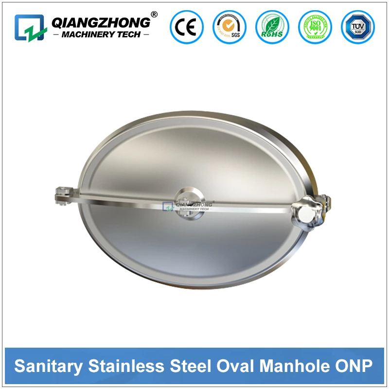 Sanitary Stainless Steel Oval Manhole ONP