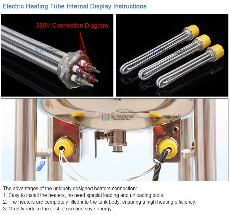 Electric-heating Vacuum Tank (high-feet type)