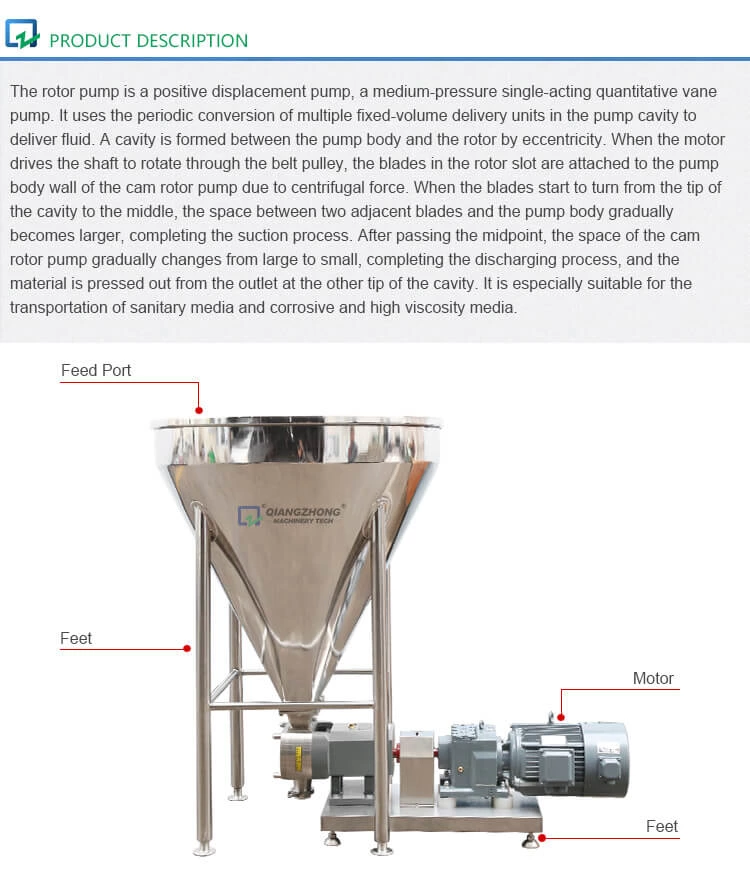 Square Outlet Rotor Pump