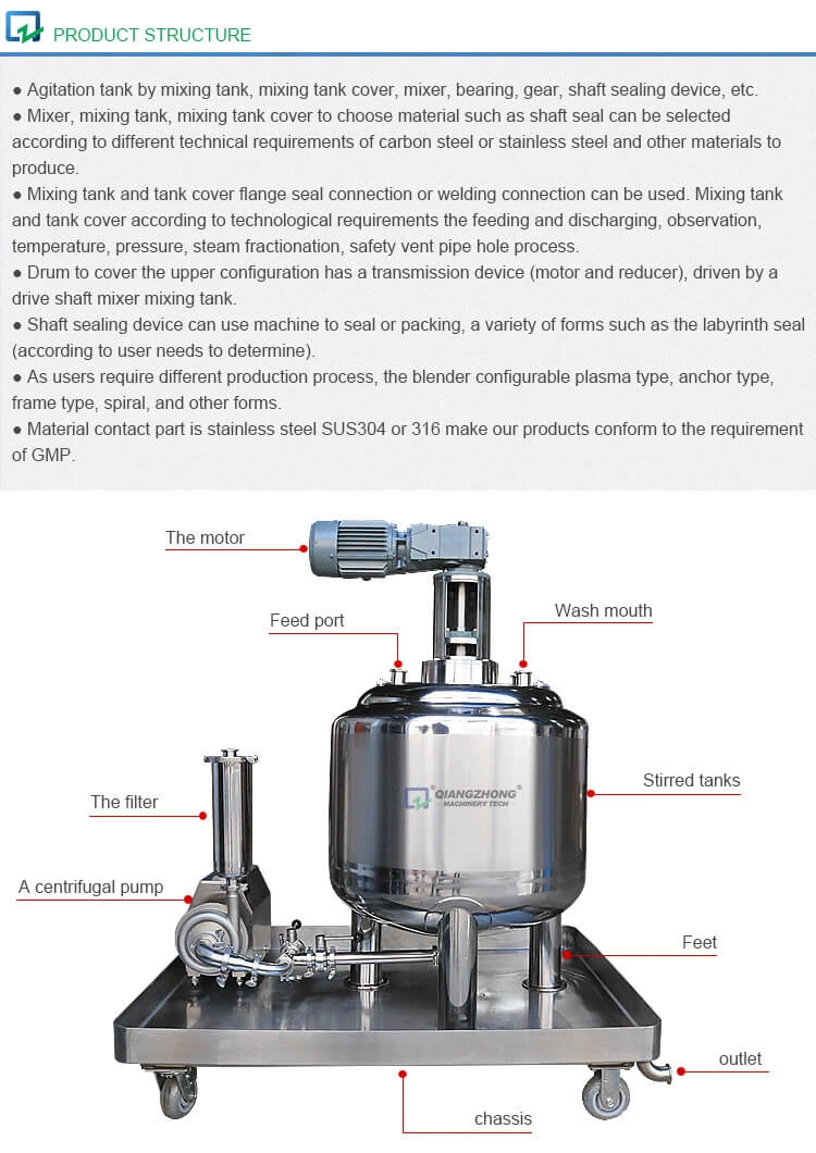 Non-standard custom mixing tank