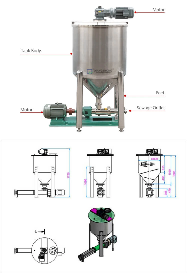 Mixing Tank + Screw Pump