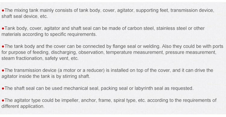 Cooling and Mixing Tank (high-feet type)