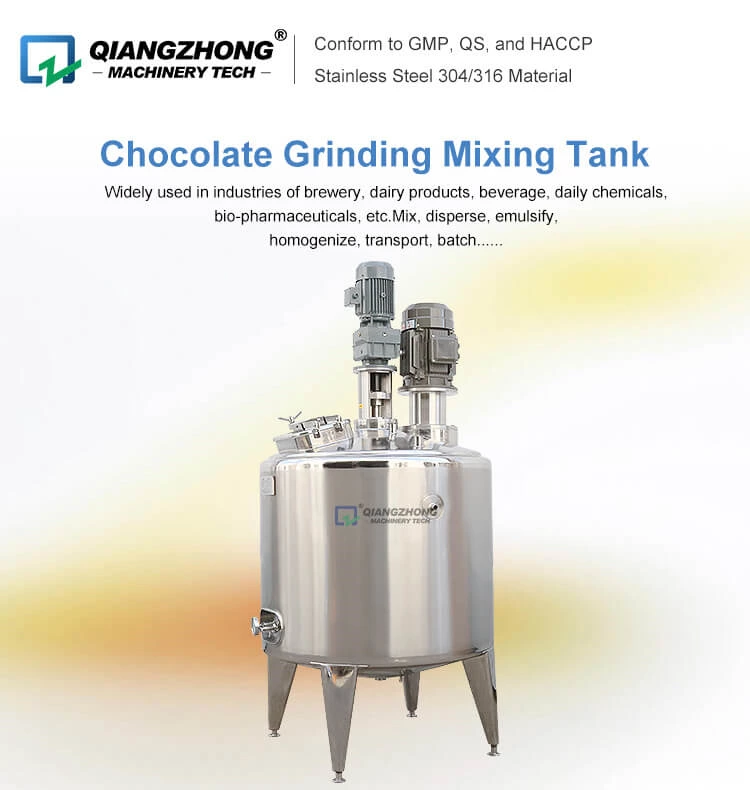 Chocolate Grinding Mixing Tank