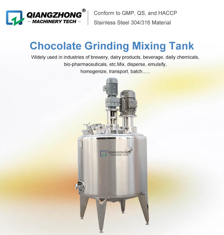 Chocolate Grinding Mixing Tank