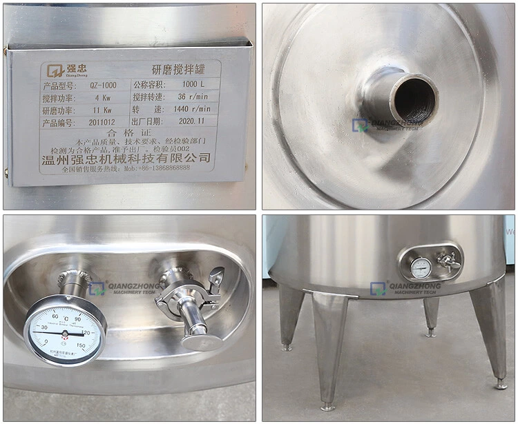 Chocolate Grinding Mixing Tank