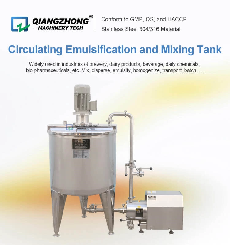 Circulating Emulsification and Mixing Tank