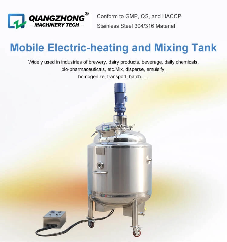 Mobile Electric-heating and Mixing Tank