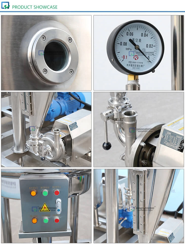 Vacuum degassing tank