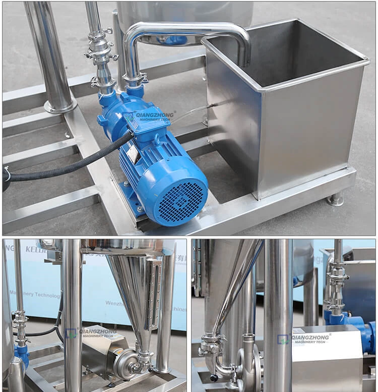 Vacuum degassing tank