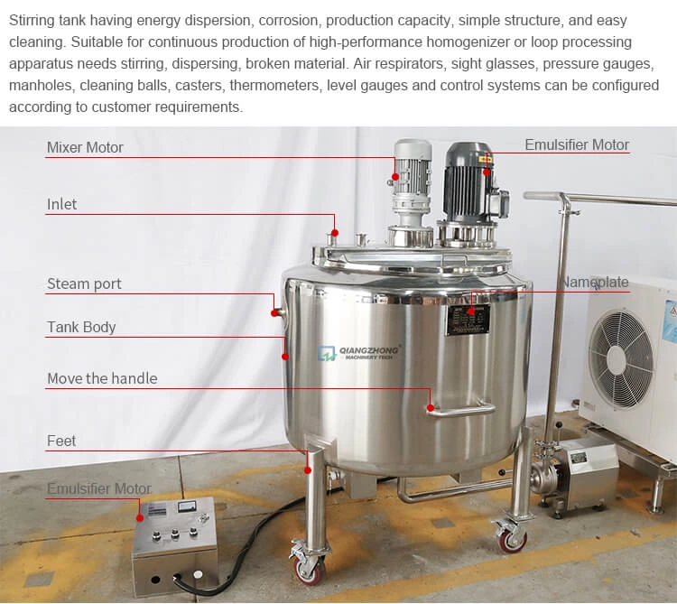 Refrigerated Dispersion and Mixing Tank System