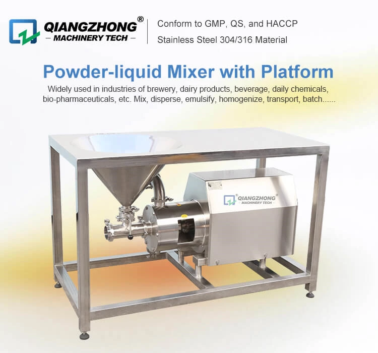 Powder-liquid Mixer with Platform