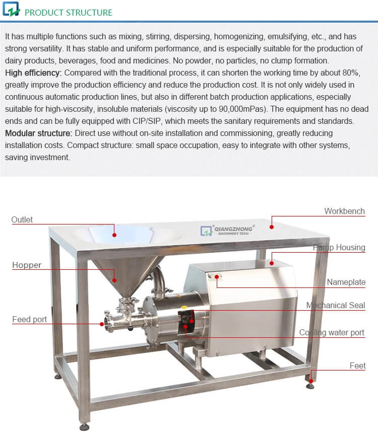 Powder-liquid Mixer with Platform