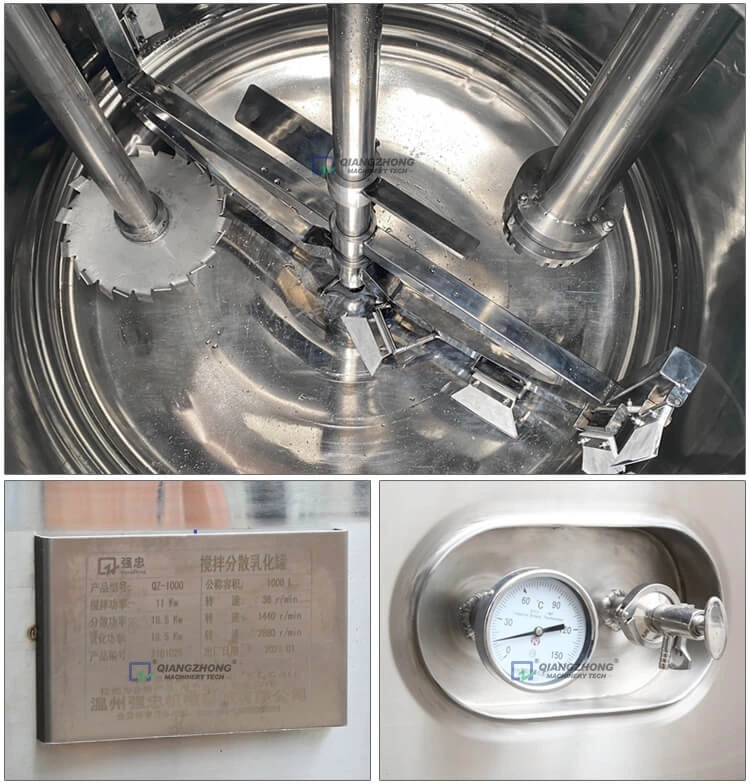 Mixing Dispersing and Homogenizing Tank
