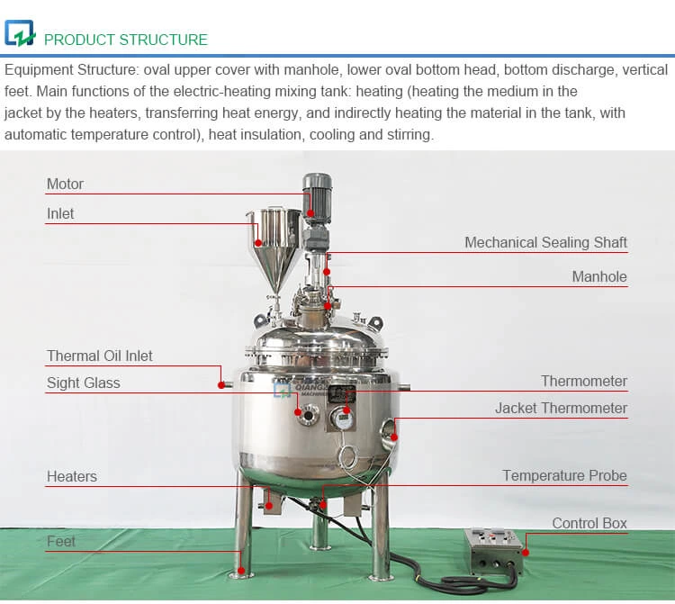 Electric-heating Vacuum Mixing and Dispersion System