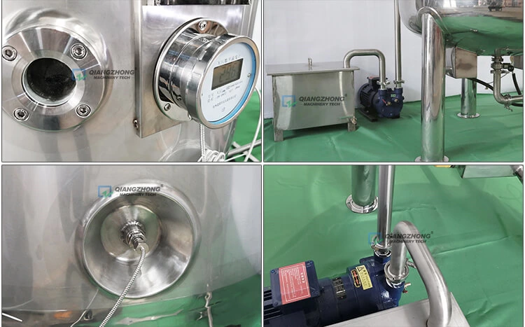 Electric-heating Vacuum Mixing and Dispersion System