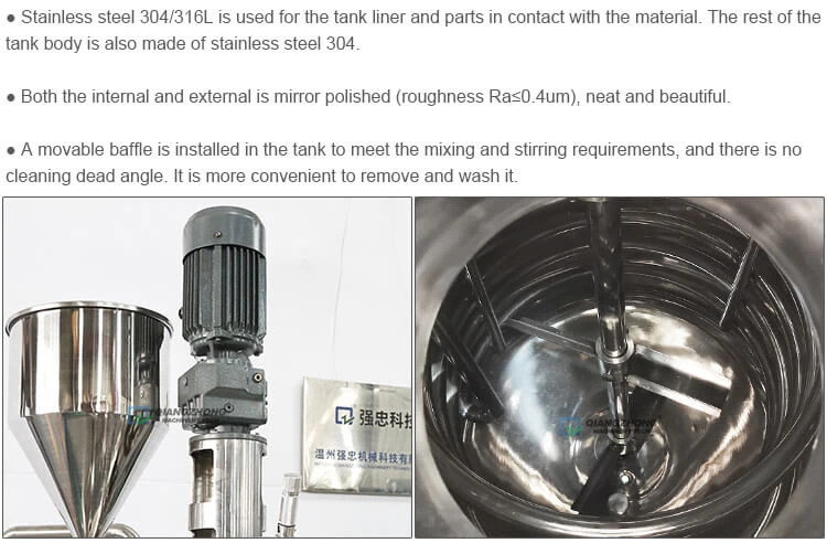 Electric-heating Vacuum Mixing Tank