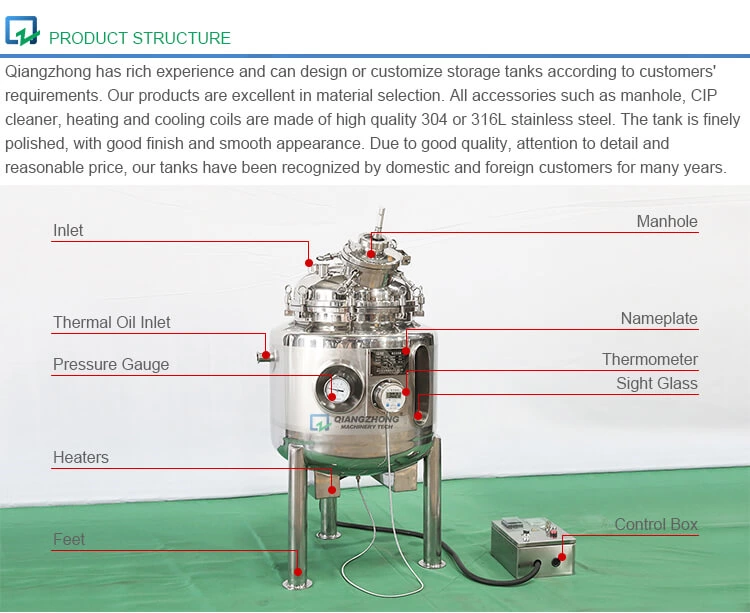 Electric-heating Vacuum Concentration Tank