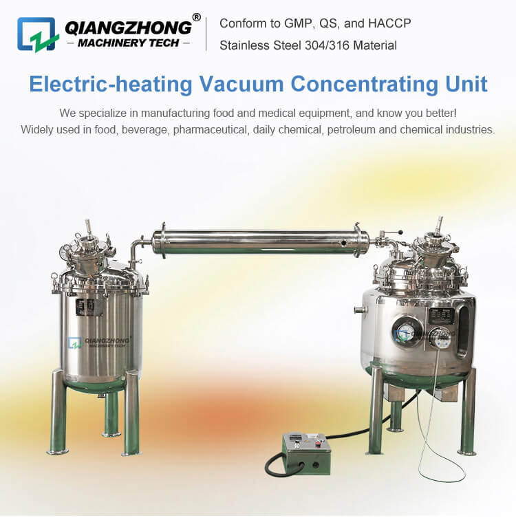 Electric-heating Vacuum Concentrating Unit