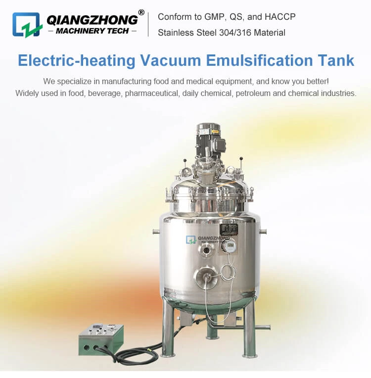 Electric-heating Vacuum Emulsification Tank