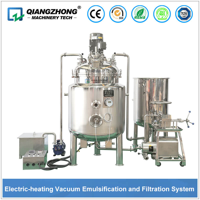 Electric-heating Vacuum Emulsification and Filtration System