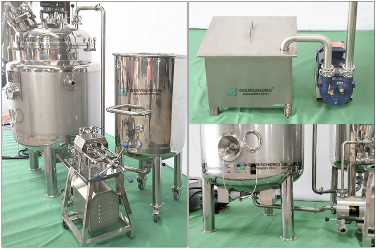 Electric-heating Vacuum Emulsification and Filtration System