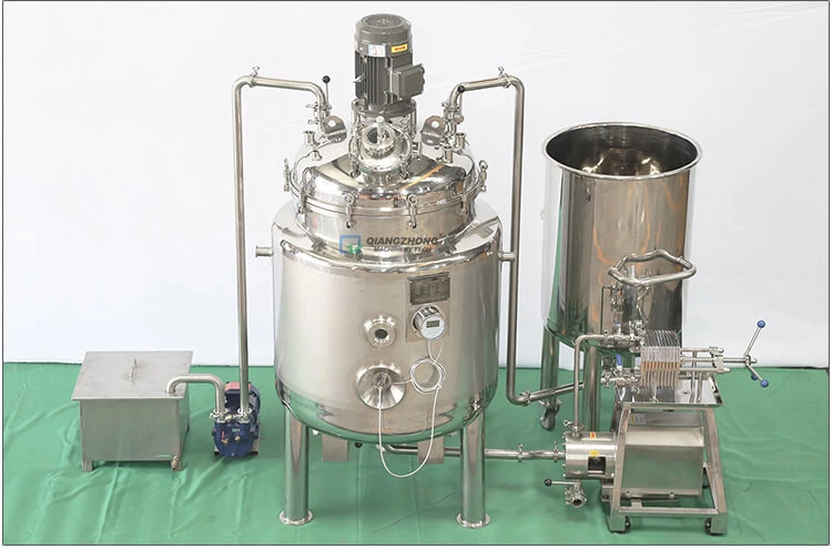 Electric-heating Vacuum Emulsification and Filtration System