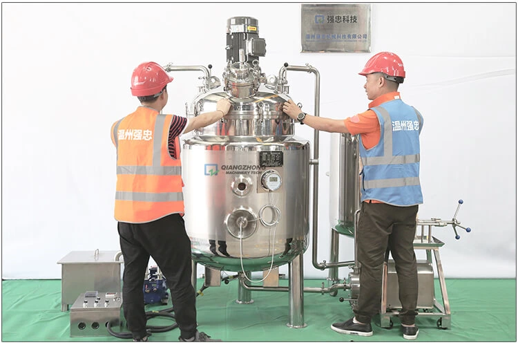Electric-heating Vacuum Emulsification and Filtration System