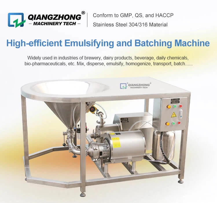 High-efficient Emulsifying and Batching Machine