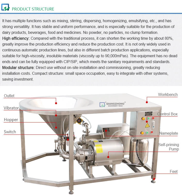 High-efficient Emulsifying and Batching Machine