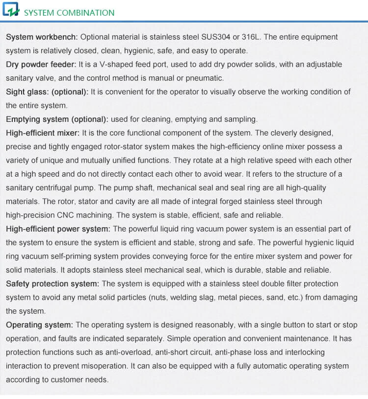 High-efficient Emulsifying and Batching Machine